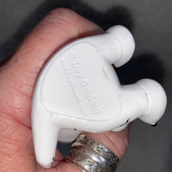 Trey Guidotti Moxie Dinosaur vinyl figure 3.5" Rawr Zinx black & white - Picture 7 of 7